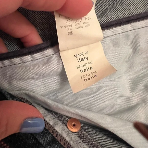 Alexander McQueen denim dress. - Picture 4 of 9